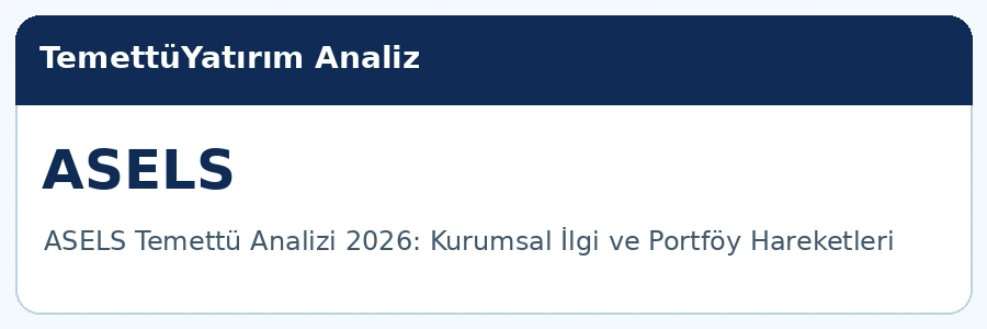 ASELS analiz görseli