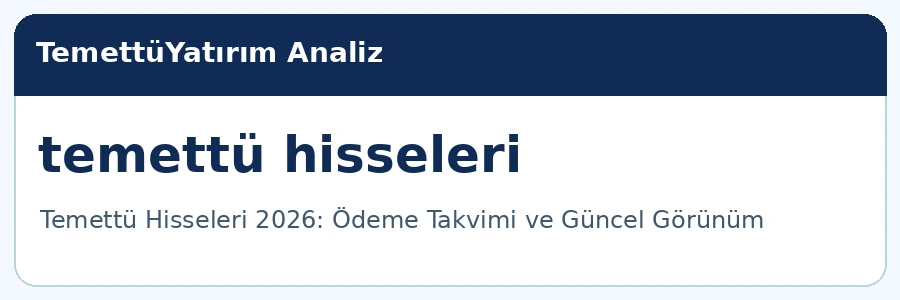 temettü hisseleri analiz görseli